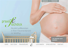 Tablet Screenshot of praxis-fischdick.de